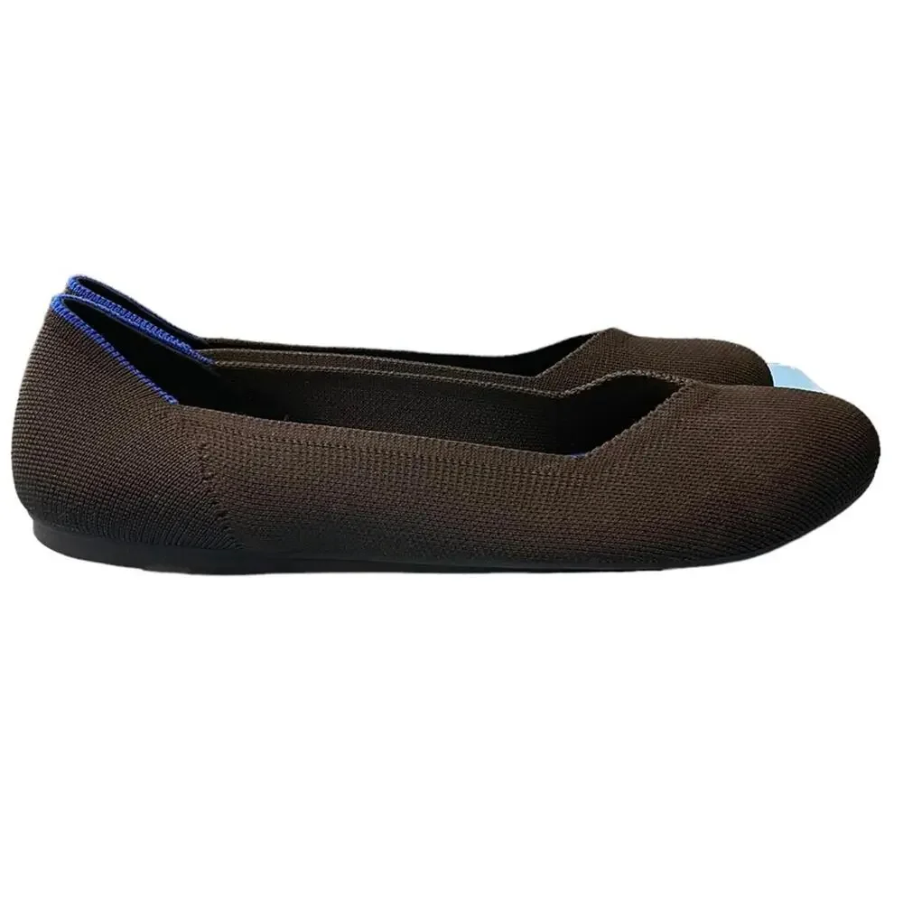 Rothy's The Point black slip on flats, washable, made from plastic bottles 11.5‎